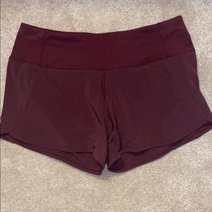 Lulu lemon speed up shorts